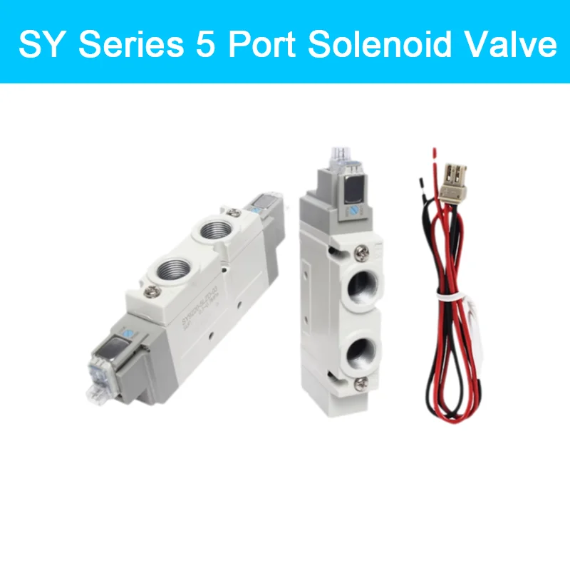 

SMC type SY9120 Series 5 port Solenoid Valve SY9120-3LZD/4LZD/5LZD/6LZD Internal Pilot Automation Valve