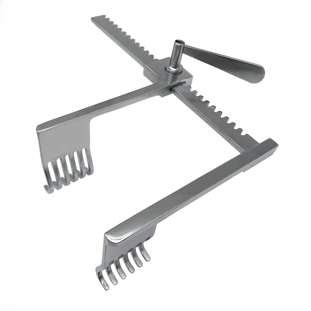 

Orthopedics Retractor 6 Prongs Lumbar/Rib Manual Distractor Multifunctional Orthopedic Instruments Pet instrument