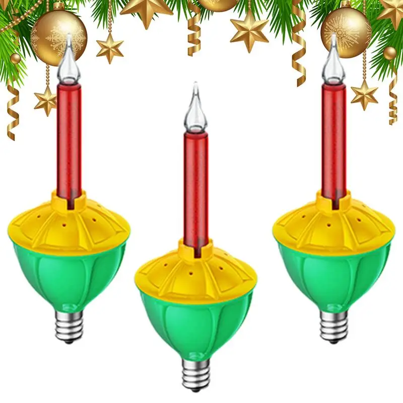 Bolha De Natal Tradicional Lâmpadas De Luz, Fluido De Moda Antiga