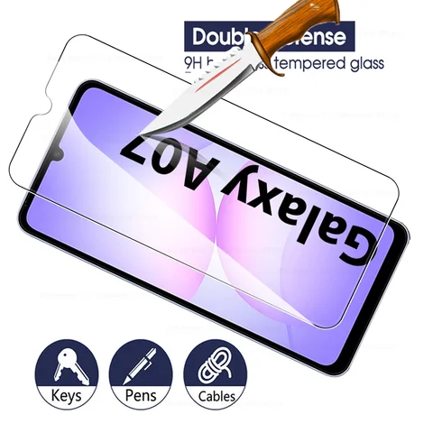 3 шт. стеклянный чехол для Samsung Galaxy A07 4G, закаленное защитное стекло для Samsung A07 A 07 07A, защитная пленка для экрана