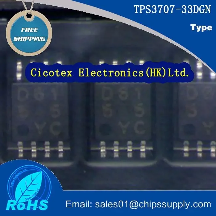 5pcs/lot TPS3707-33DGN 8-MSOP IC 2.93V PROCESSOR MON 8-MSOP