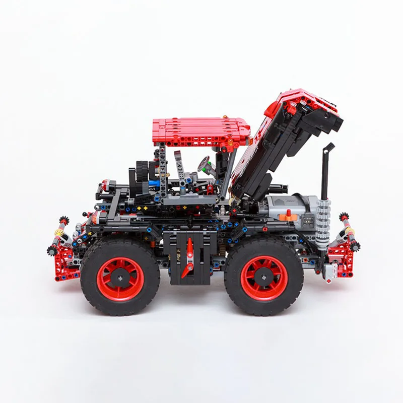 3385PCS MOC Claas Xerion 5000 TRAC VC 8 Attachments Multi-Functional Agricultural DIY Model Building Blocks Birthday Toys Gift