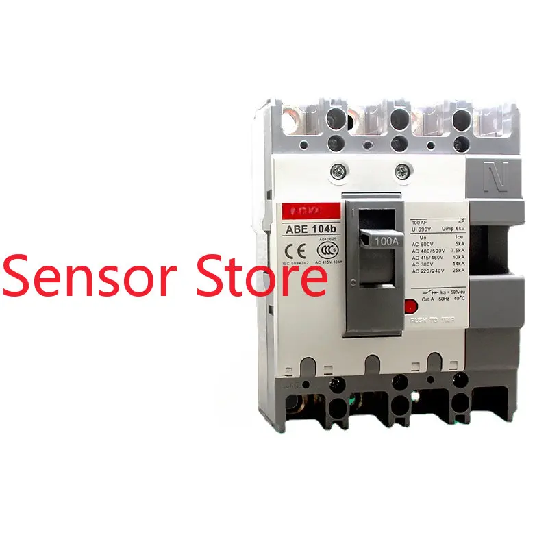 Power Generation Three-phase Molded Case Circuit Breaker ABE104b 100A 4P ABS104b