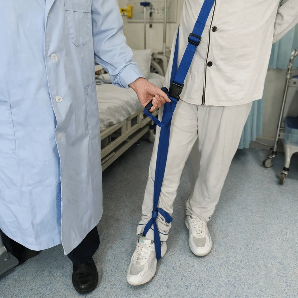 

Adjustable Training Walking Lift Non Slip Support Lift Leg Postoperative Walking Aid Training Walking Foot Dragging Assist