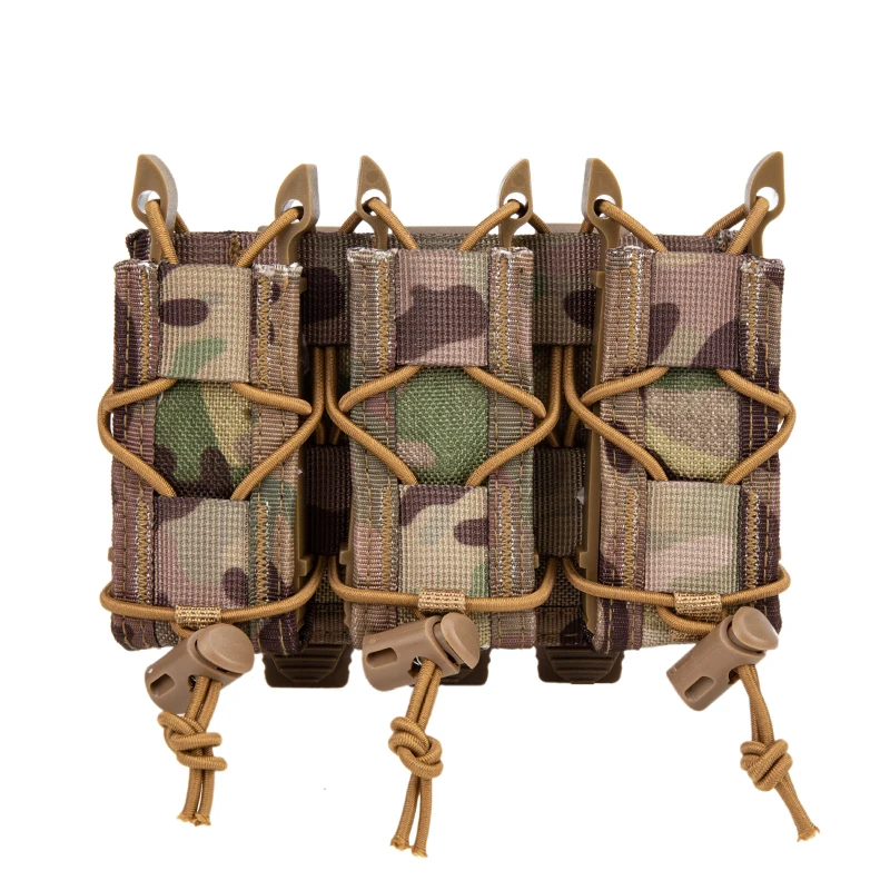 9 مللي متر مجلة الحقيبة التكتيكية مول الثلاثي مجلة الحقيبة طبقة مزدوجة ماج الحقائب حامل خرطوشة عالمية للصيد CS سترة