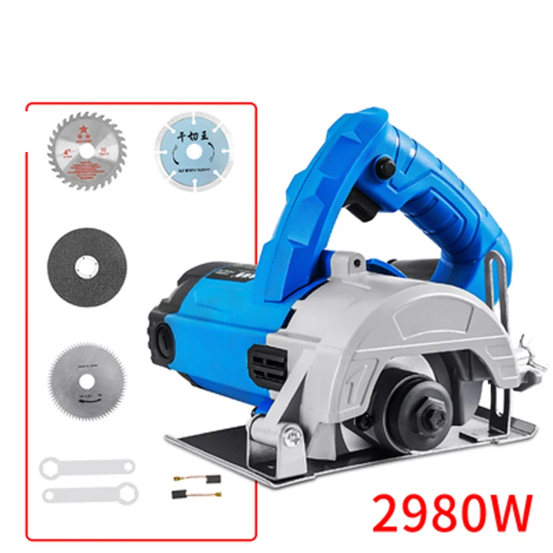 220V Electric Cutting Machine High Power Multifunctional Ceramic Tile Stone Metal Cutter Marble Machine Woodworking Chainsaw