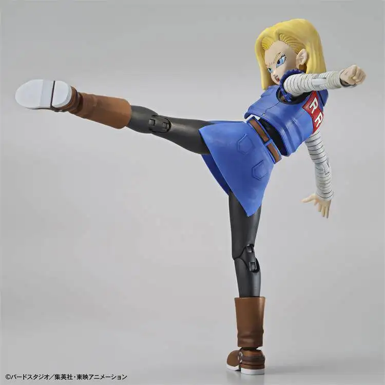 BANDAI Figure-rise Standard Dragon Ball Z Android 18 Plastic Model Kit 15.5cm In Stock Fast Shipping view 6