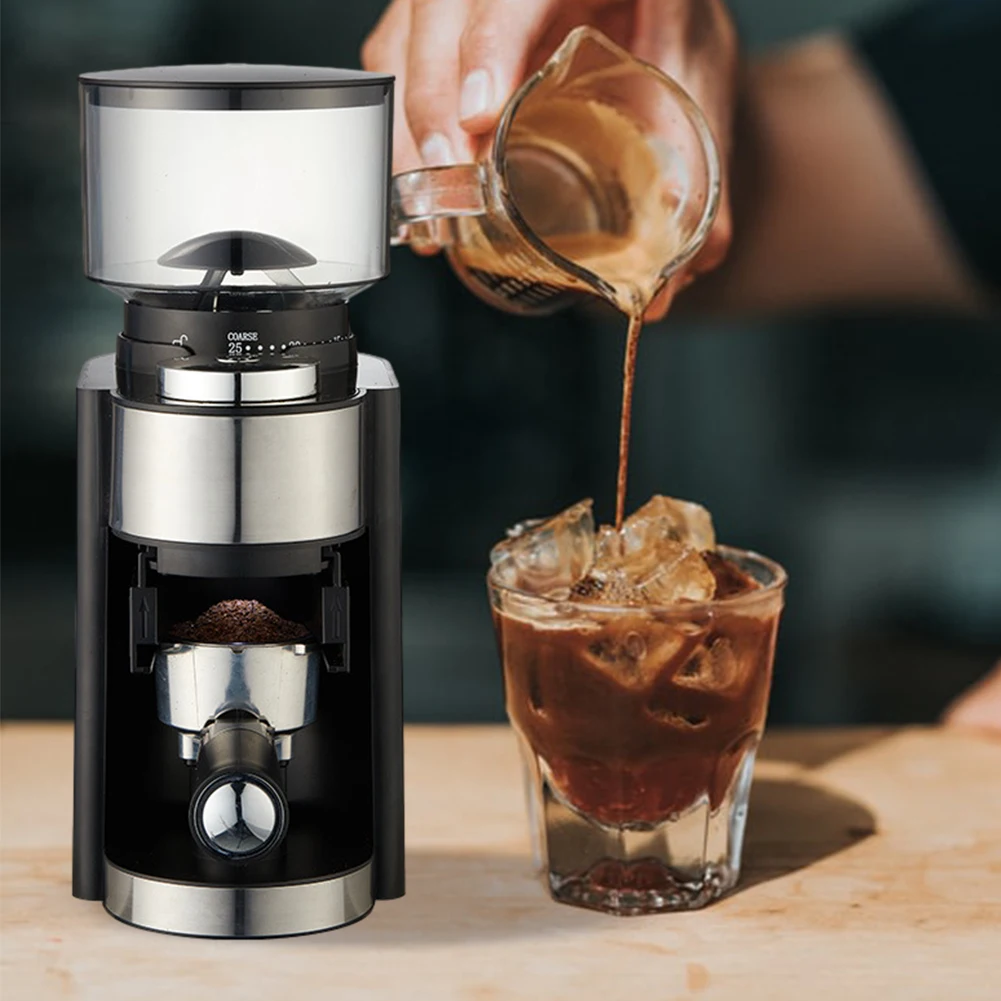 100W Electric Coffee Machine Portable Coffee Maker Bean Grinder Capsule Espresso Machine For Household Kitchen Coffee Powder