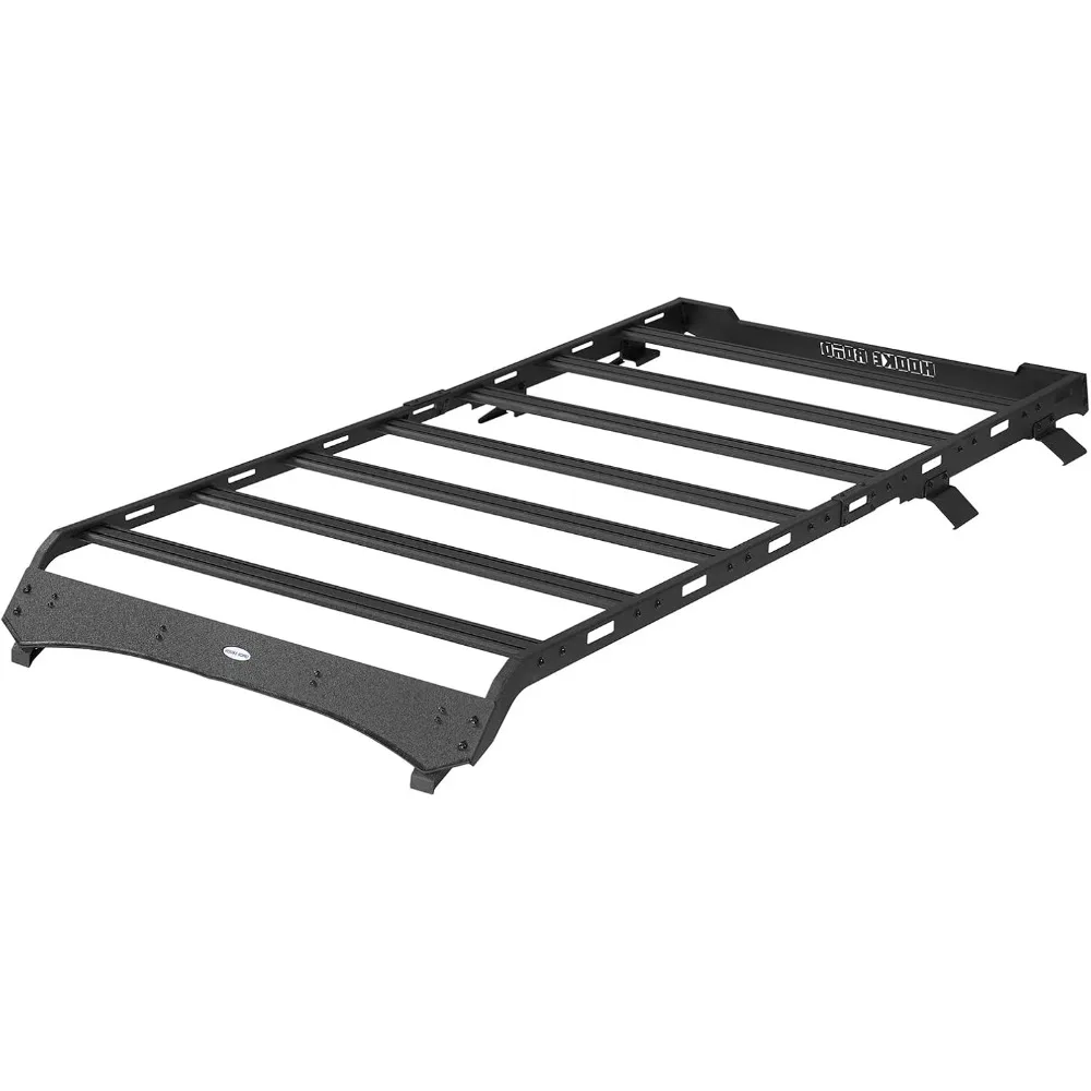 هوك رود برونكو حامل سقفي قضبان متقاطعة من الألومنيوم، سلة حامل البضائع كاملة الطول لـ 2021 2022 2023 2024 2025 Ford Bronco 4-Doo