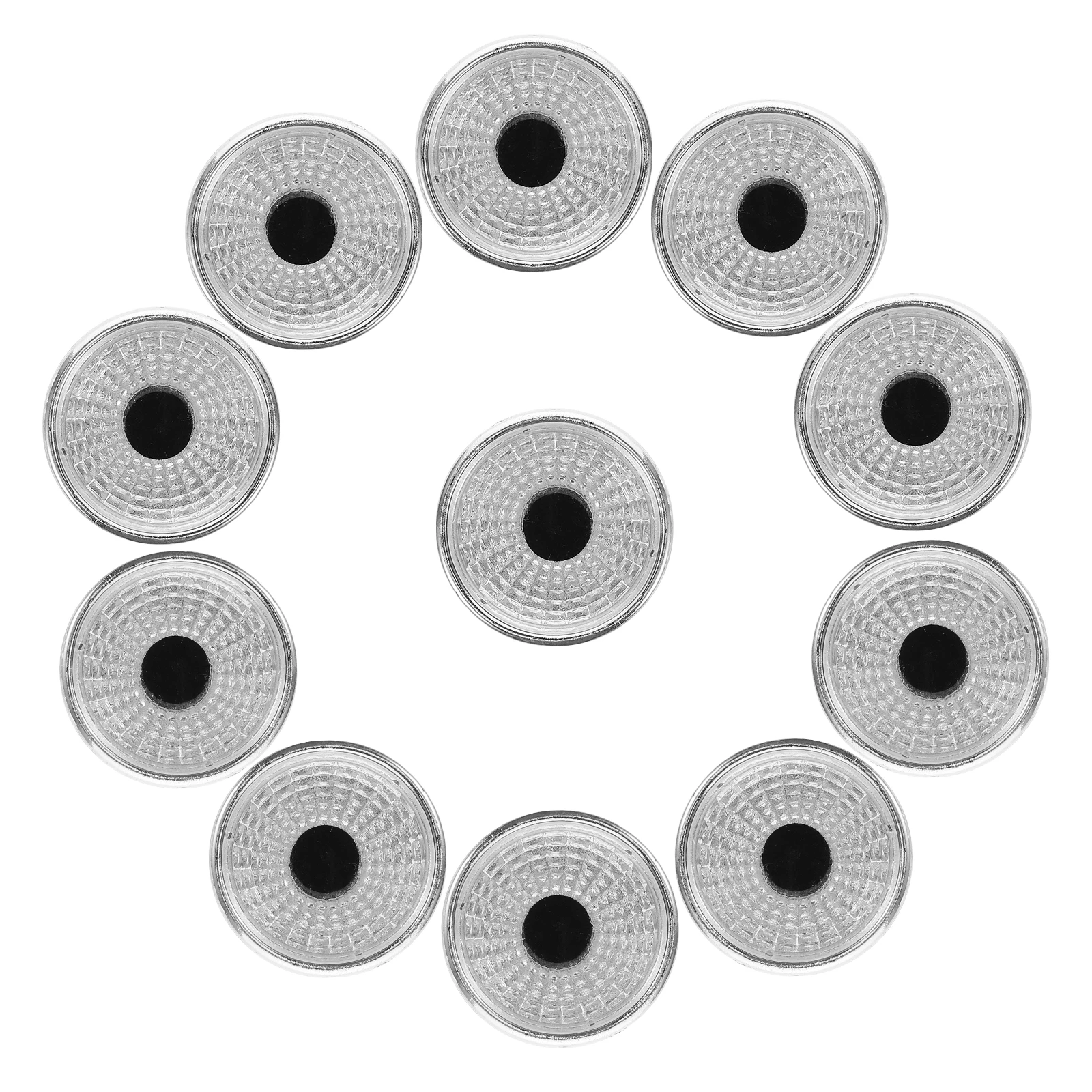 

100 шт. светящийся декор животных, смоляные глаза животных, уличные фонари на солнечной энергии для садовых статуй, украшение своими руками, черный