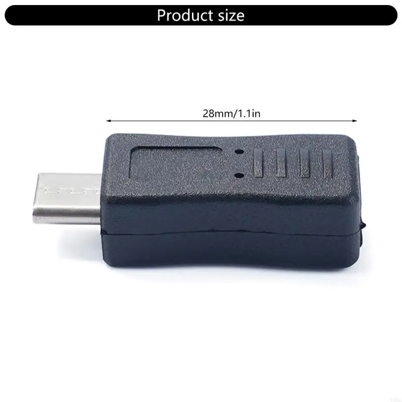 19qa mini USB в USB Converter Mini USB-женский разъем мужского адаптера типа C