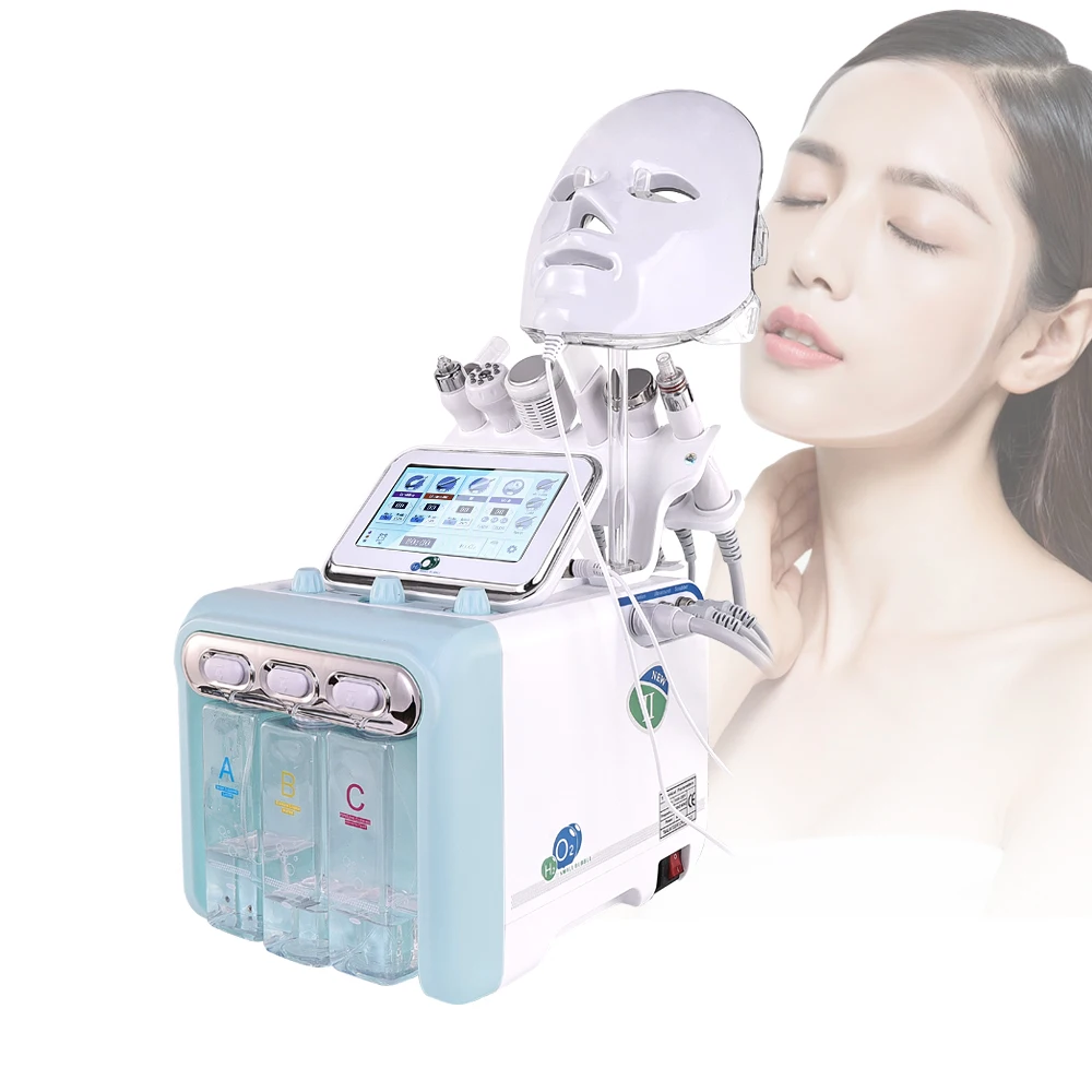 

Promotion 7 in 1 blackhead removal jet peel Hydra Dermabrasion Facial Machine Portable