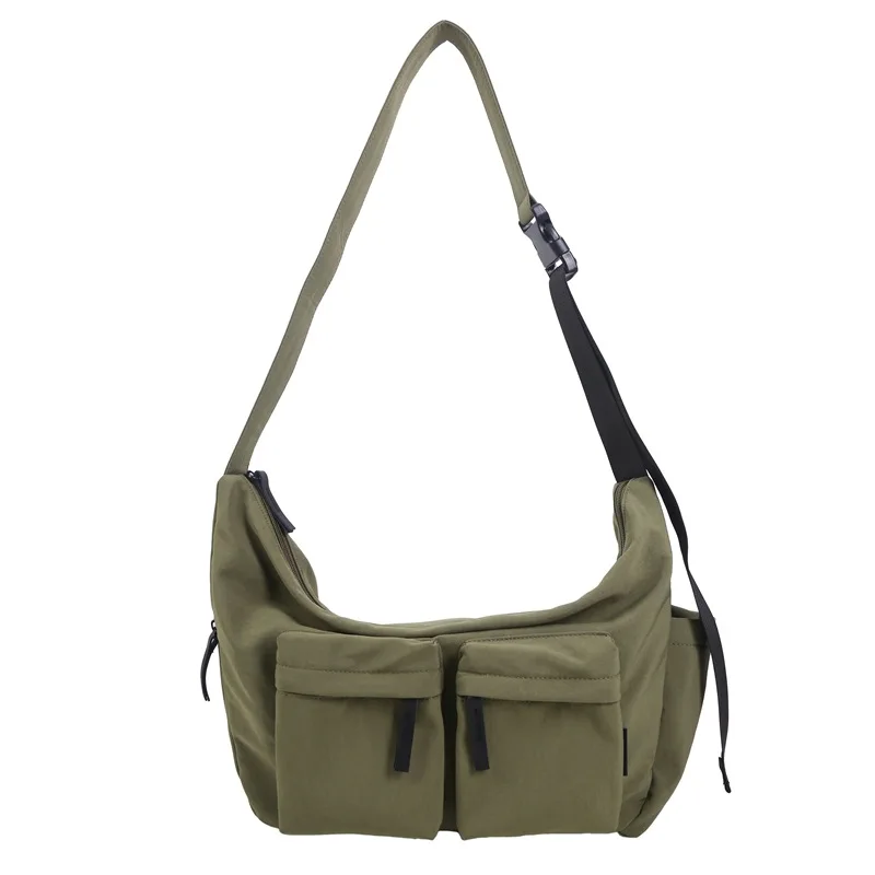 

Unisex Retro Sporty Messenger Bag - Large-Capacity, Versatile Crossbody Shoulder Carry for Couples, Daily Use Casual Outings