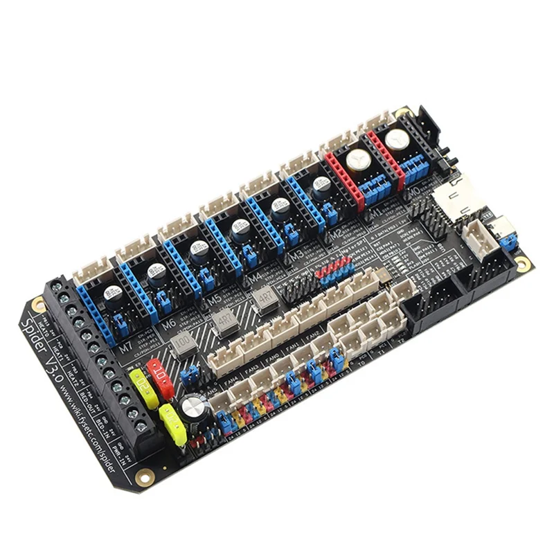 

Материнская плата Reliablespider V3.0 VORON 2,4/Switchwire 8-осевая плата управления, детали 3D-принтера, аксессуары