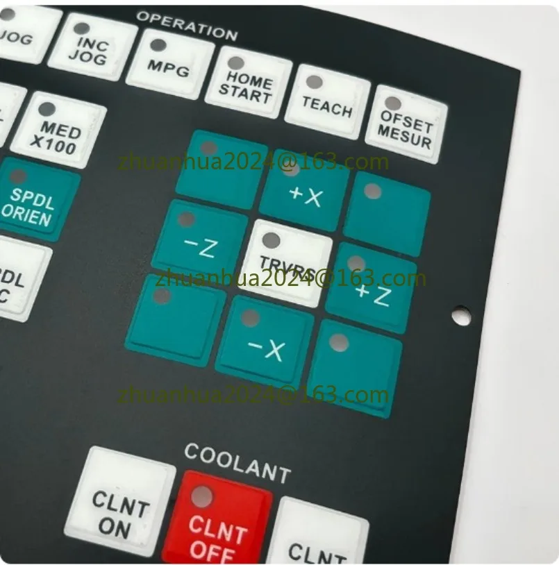 1PC for Fanuc Machine Operator Panel A98L--0001-0524 #T #J  CNC HMI Membrane Silicone Keypad buttons
