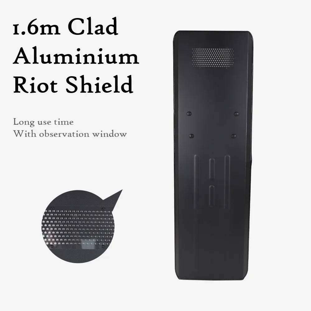 

1.6M Wrapped Aluminum Alloy Anti-Riot Shield Observation Window PC Material Anti-Hacking School Kindergarten Security Shield