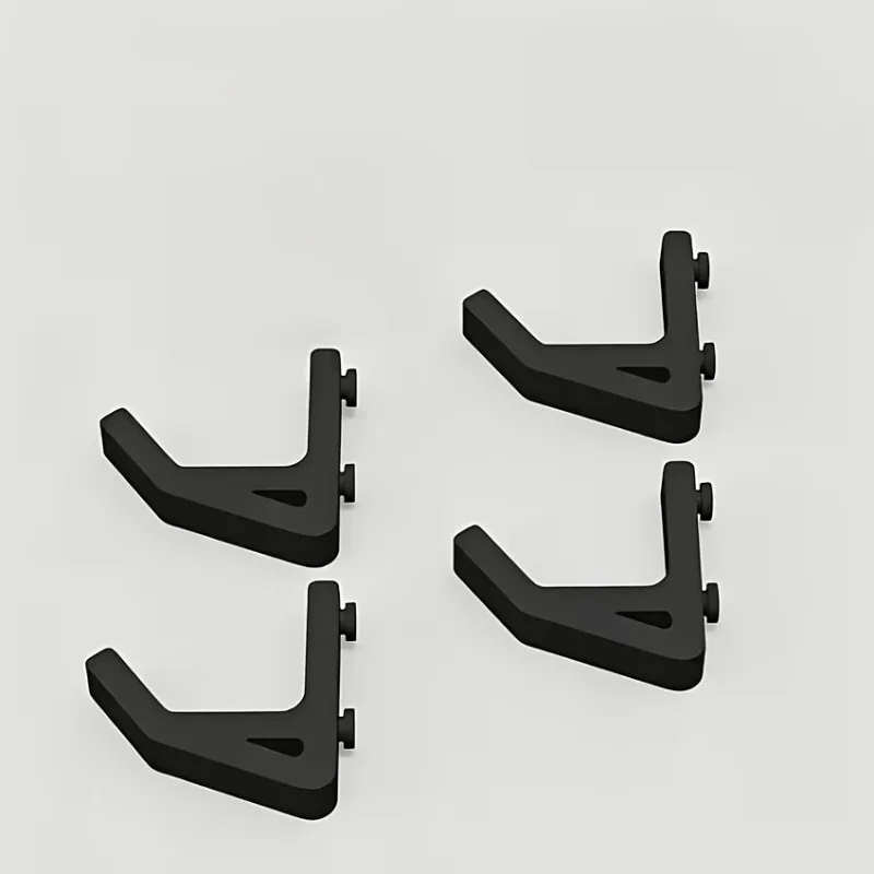 4PCS Pinnacle Storage Rack Upright Hooks, Heavy Duty Shelf Snap Hooks, Garage Tool Pegboard Organizer Hooks
