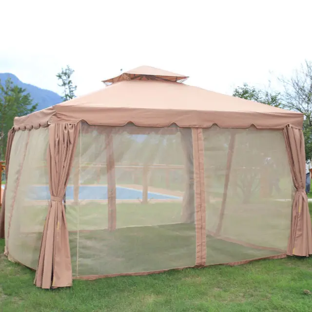 3x3m Pavilion Gazebo Tent  Gazebo Outdoor Garden gazebo with mosquito net