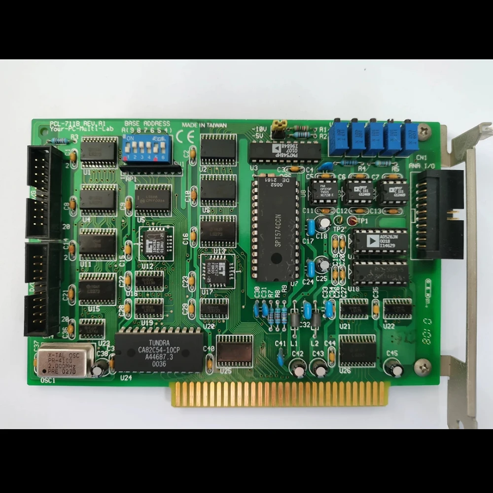 PCL-711B REV.A1 8-way 25KHz Multi-function DAS Card For Advantech Capture Card Work Fine High Quality Fast Ship