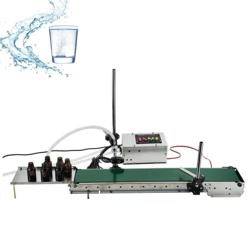 

1.5L/3L CNC Single-head Liquid Filling Machine High Temperature Heat-resistant Filling Machine With Automatic Conveyor Belt