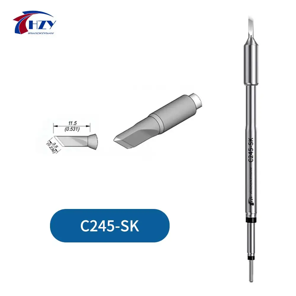 HZY C245 Konstante Temperatur Elektrische Lötkolben Tipps T245 Lötstation Lötkolben Spitze für JBC Rework Station Werkzeug – Detail 17