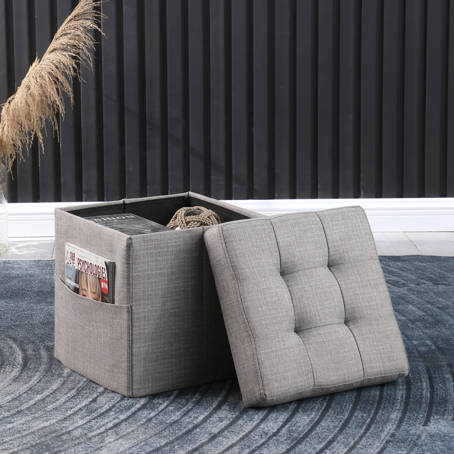 

Elevate Your Space with Stylish Ottoman - Comfortable Seating & Storage Solution