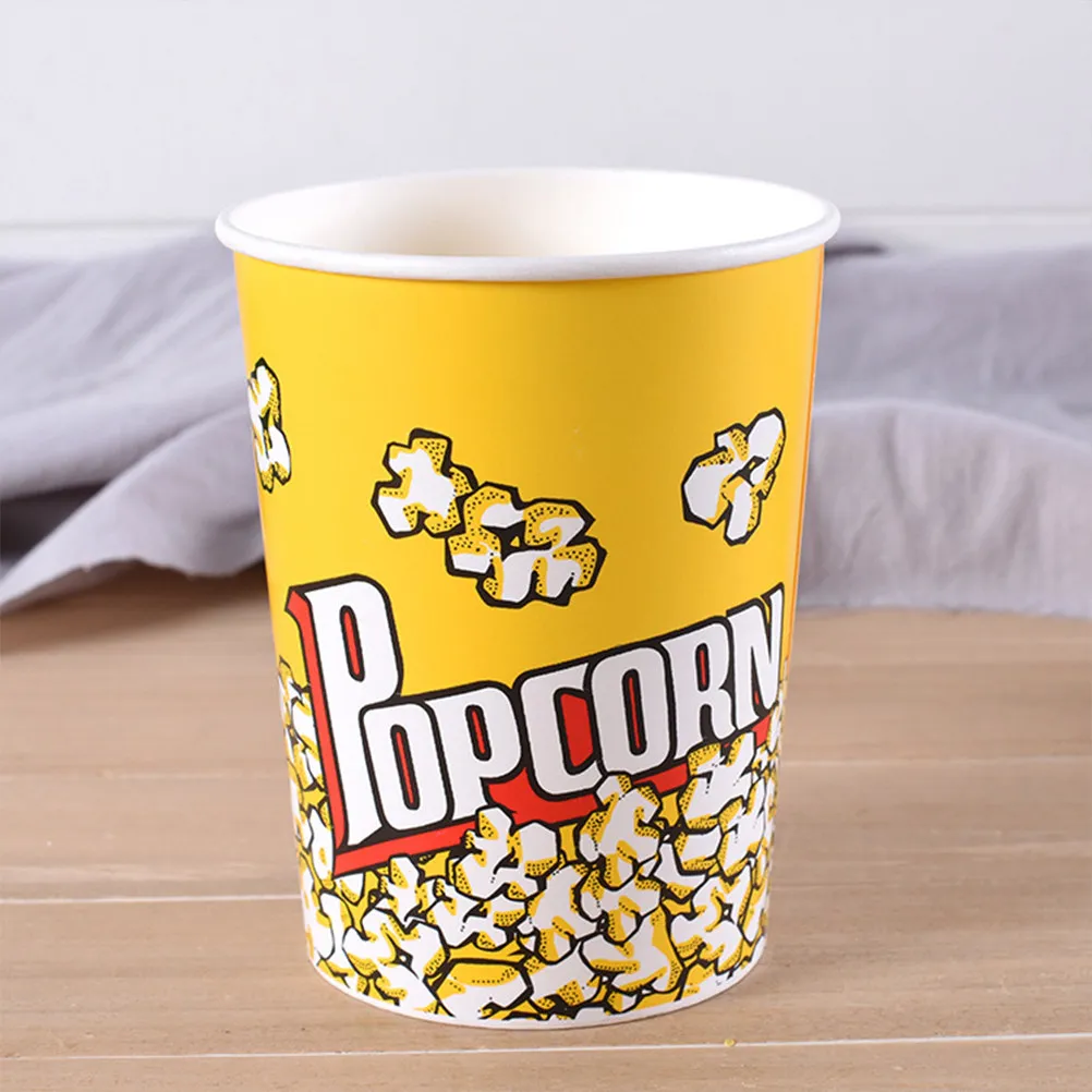 10pcs Reusable Plastic Popcorn Boxes for Movie Night, Party Snacks, Candy & French Fries Containers
