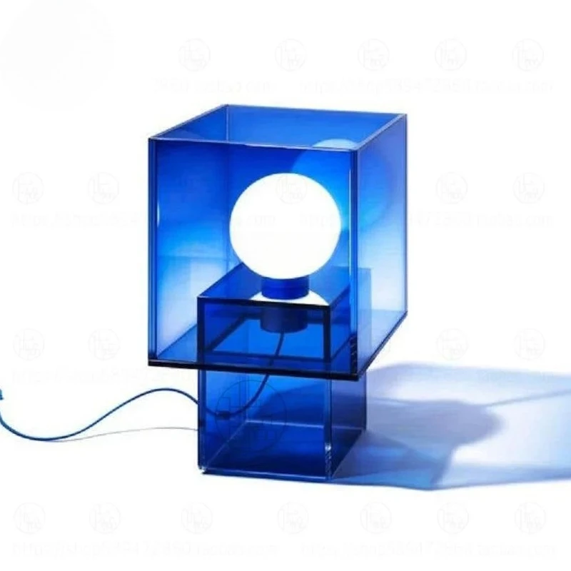 

Light luxury living room sofa side cabinet modern simple acrylic creative bedside table