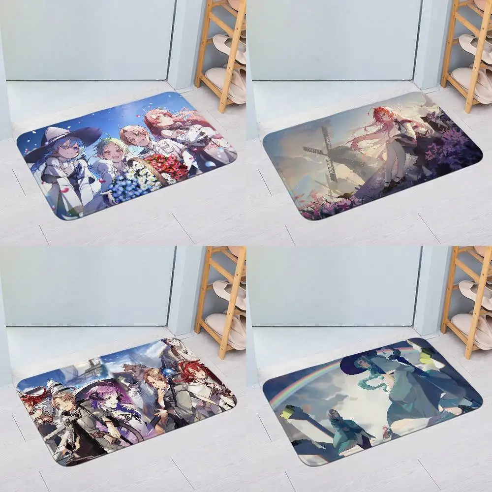 أنيمي Mushoku Tensei الكلمة حصيرة الحمام ماصة حصيرة باب بسيط الأوساخ مقاومة حصيرة المنزل المطبخ حصيرة القدم حصيرة دخول حصيرة #1