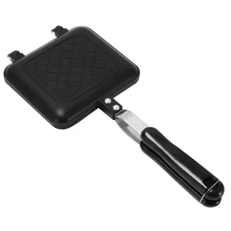 [B25B!】 Iron Non-Stick Sandwich Machine Bread Toast Machine Breakfast Machine Pancake Baking Barbecue Oven Mold Baking Pan Wok