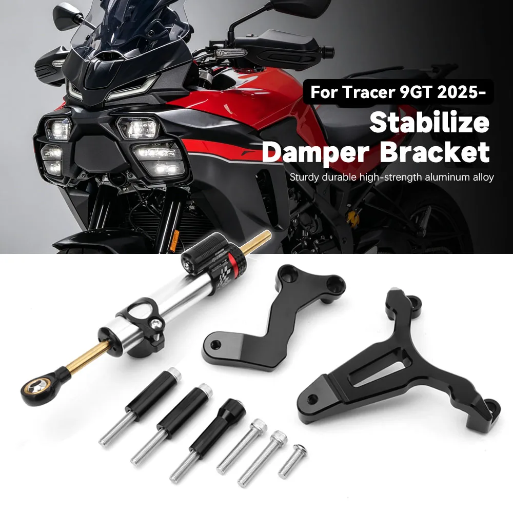 Kit de fixation d'amortisseur de direction CNC pour moto, accessoires pour YAMAHA Tracer 9GT 9GT+ Y-AMT 2025 2026