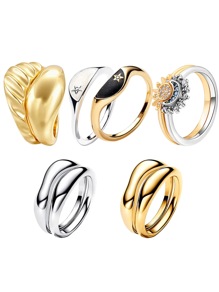 Luxuriöser Original 925 Sterling Silber Herzförmiger Schleifenblumen-Ring Passend für Damen Hochwertiger Schmuck Valentinstagsgeschenke – Detail 1