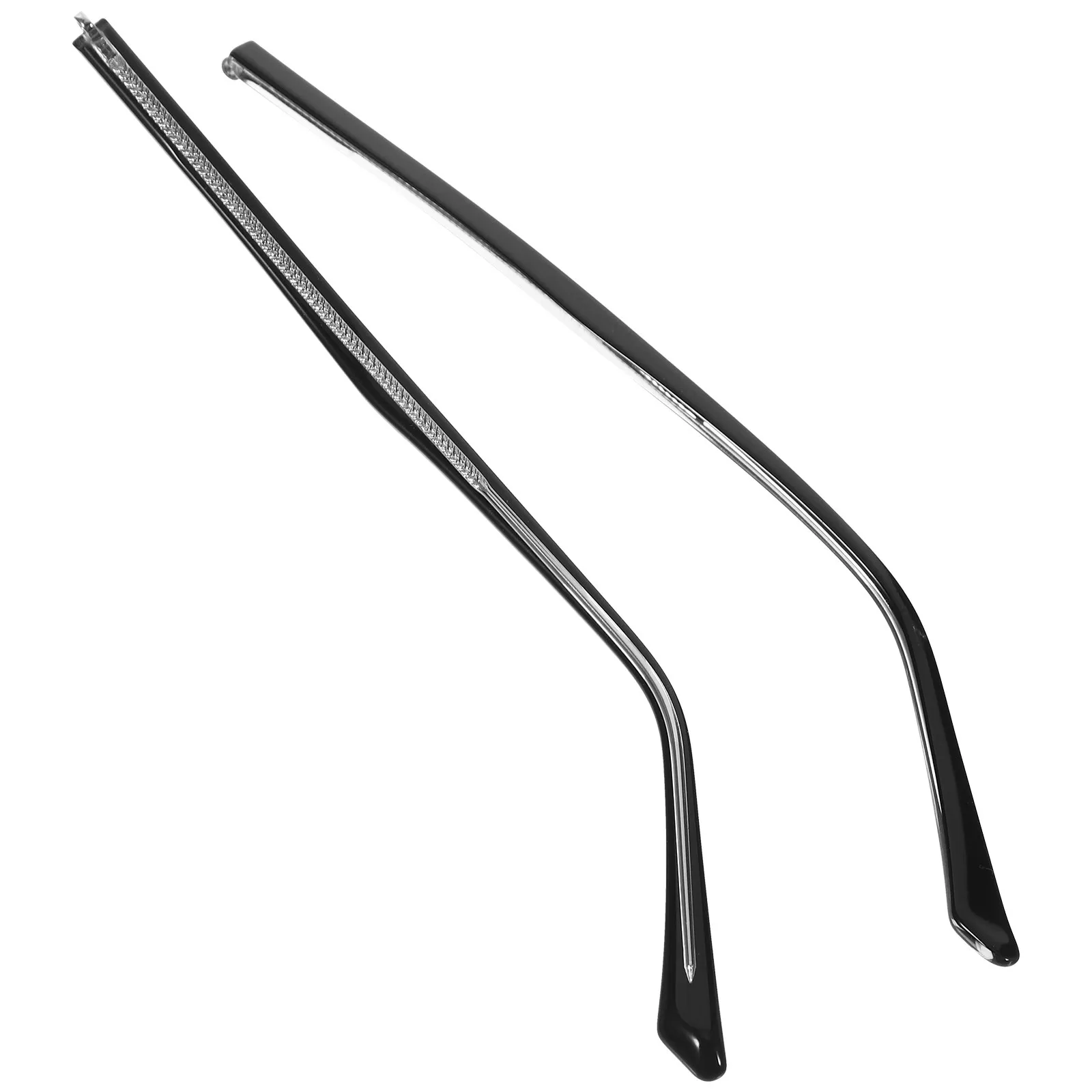

1Pair Premium Glossy Metal Glasses Arms Legs Replacement for Eyeglasses Sunglasses Comfort Fit Anti-Slip Ear Pressure Relief