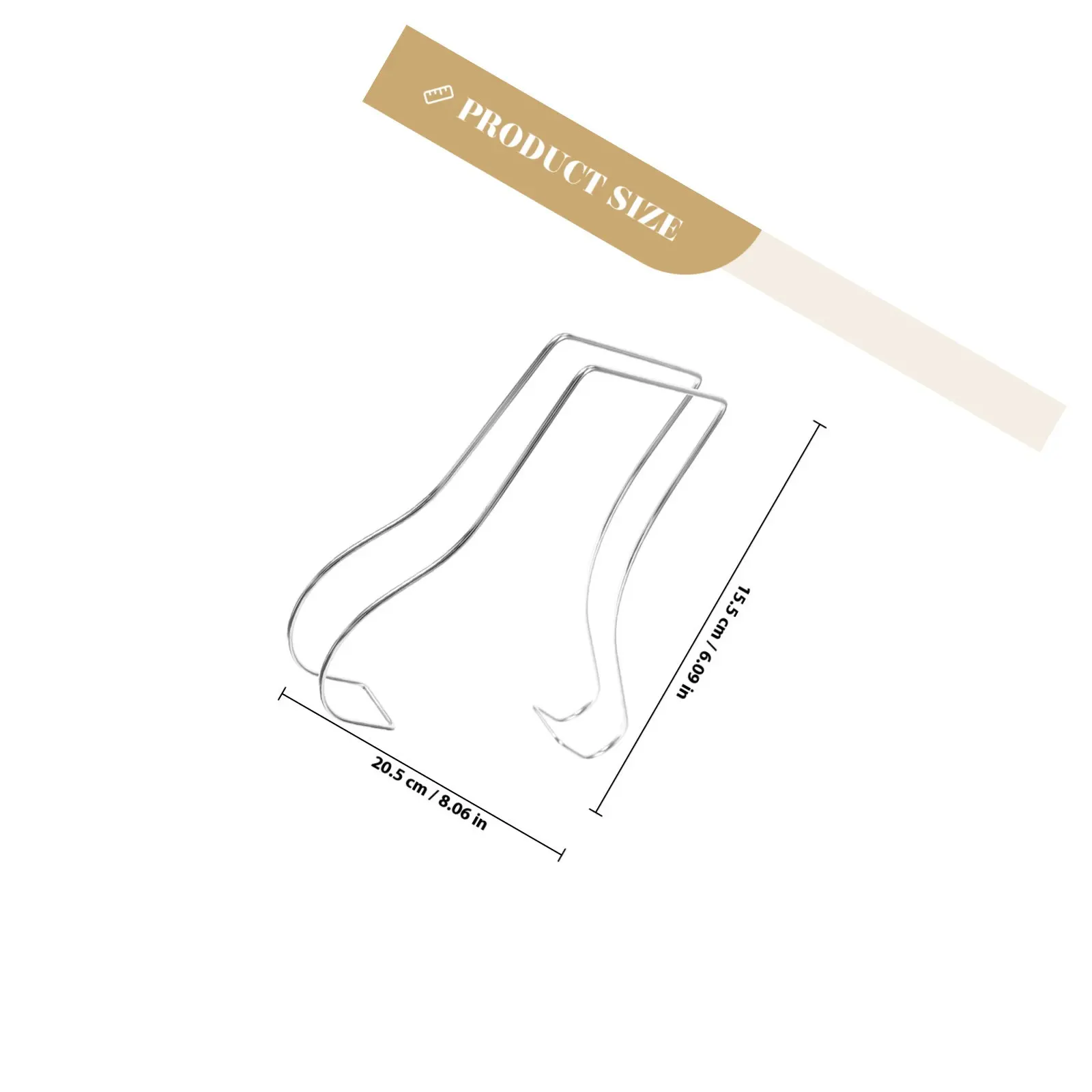 2Pcs Rustproof Stainless Steel Shoe Display Stand Sandal Shaper Support High Heel Shape Holder Shoe Store Showcase Rack Stand