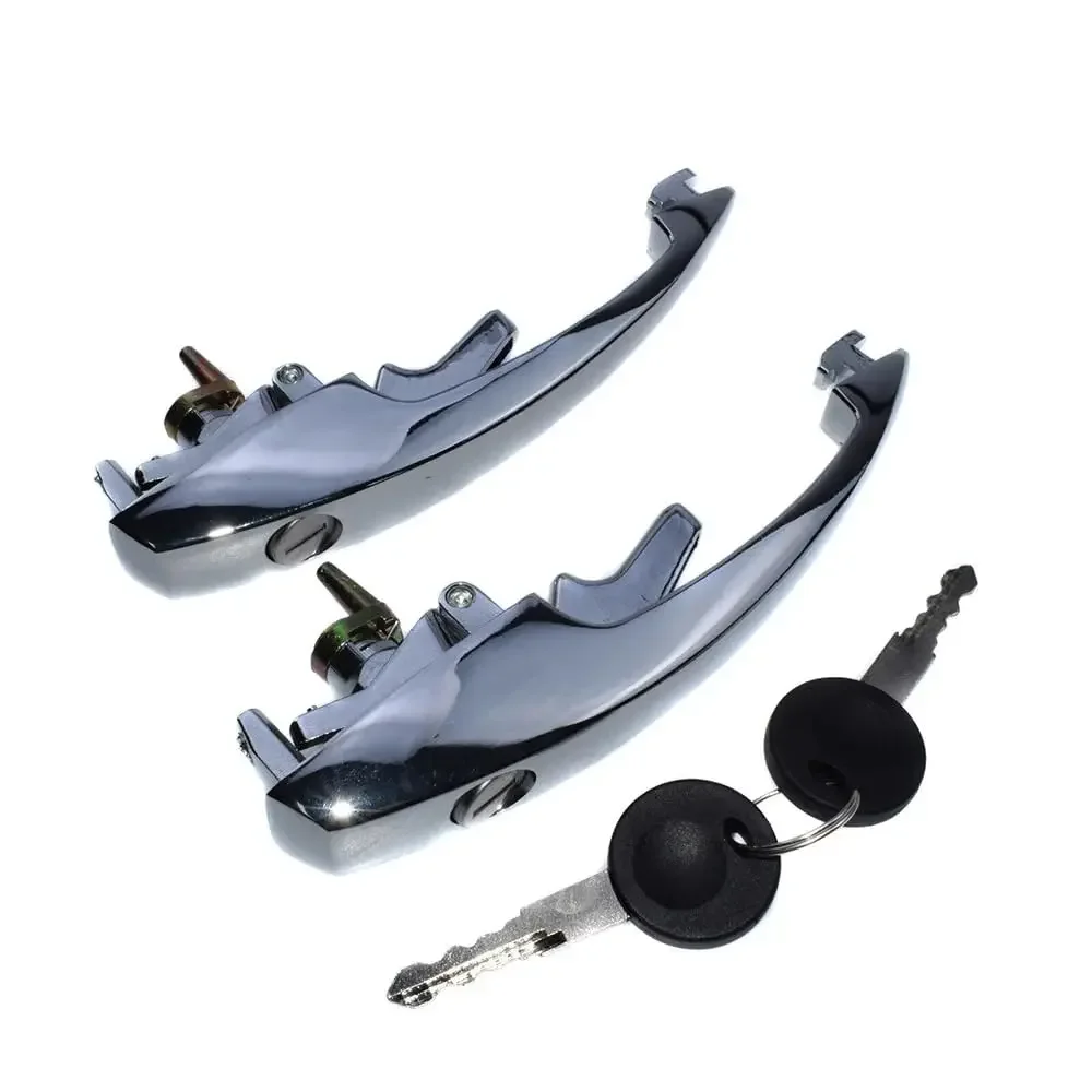 

1 pcs 1H0905855 113898205M 113837205M Left and right door handles two keys For VW Super Beetle Bug 1968-1979