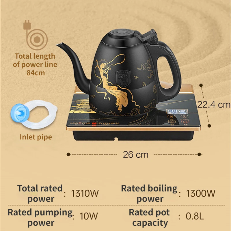 Garrafa De Água Totalmente Automática Chaleira De Chá Isolada, Chaleira Doméstica, 220V, Adequado para Garrafa De Água
