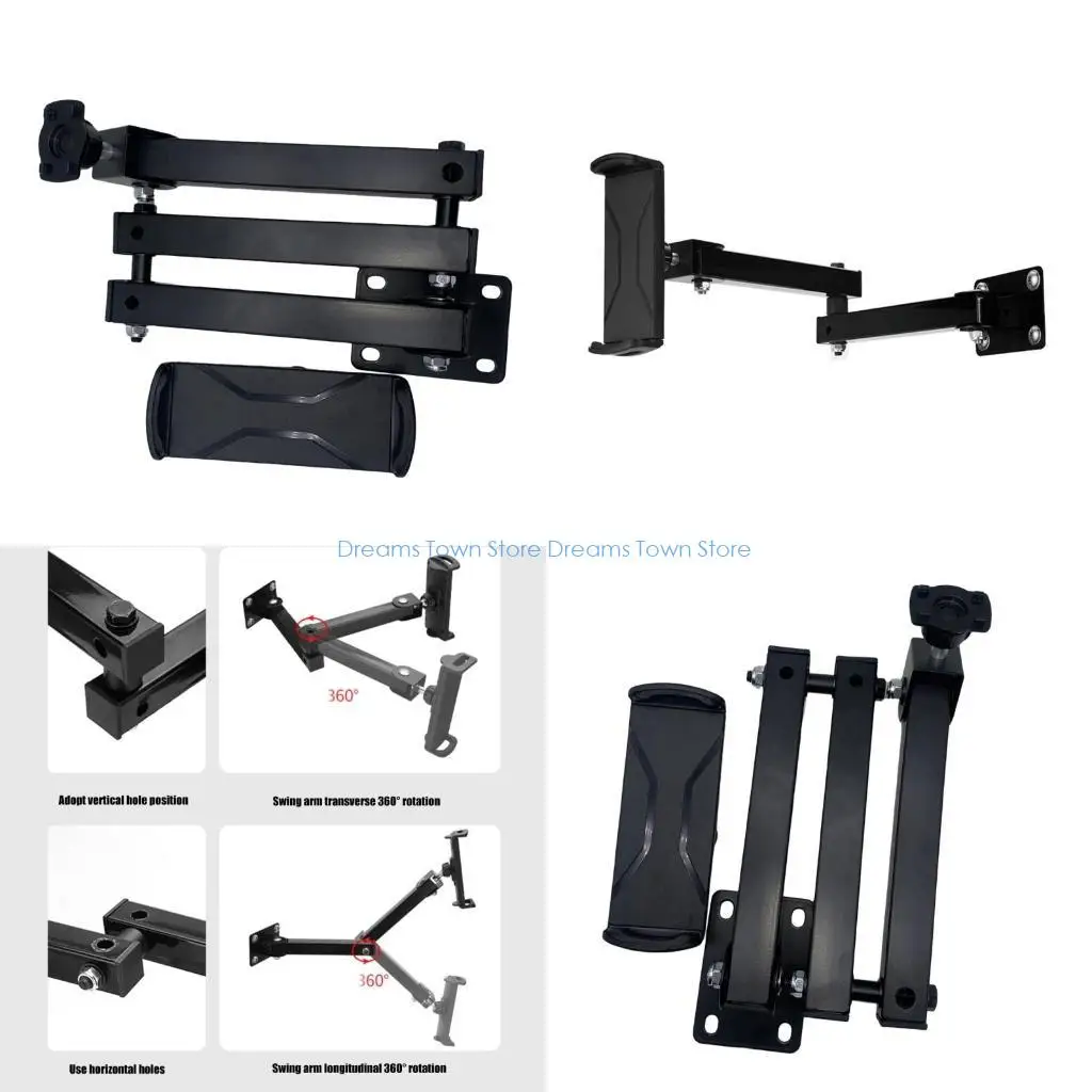 

HX6A Tablet Stand Wall Holder, Flexible Long Arm for Phones & Tablets Up to 13Inches