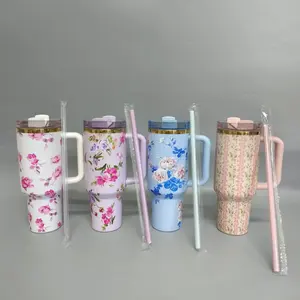 2025 Copa King King de hielo 40OZ CUPA COMA COLOR 5D Aislamiento con aislamiento frío 304 paja de acero inoxidable para automóviles de automóvil 10 mejores ventas de 40 oz tumblers - №6