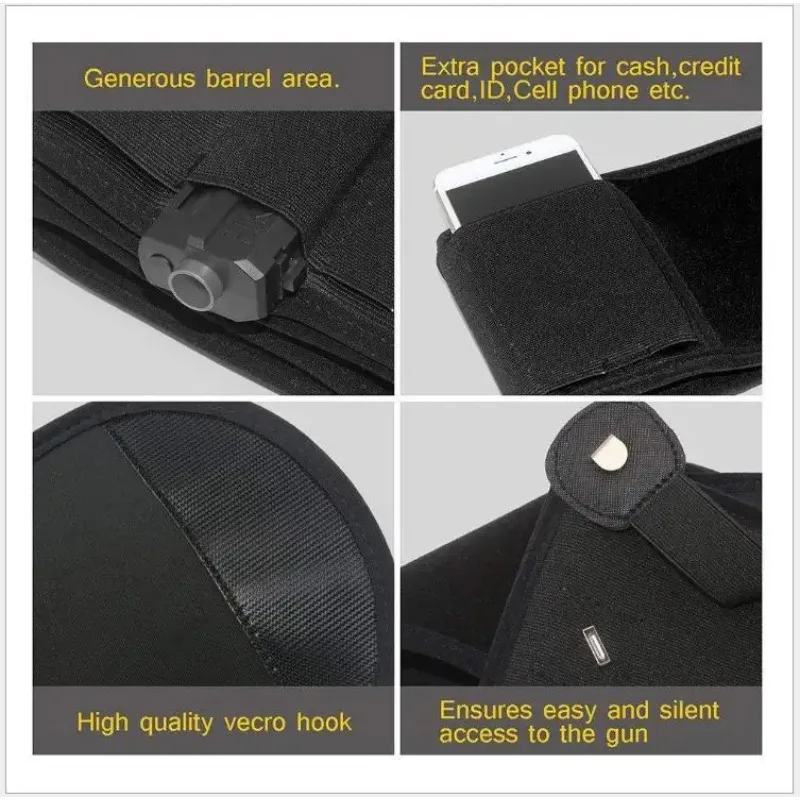 التكتيكية حزام بطن الحافظة أخفى حمل مسدس الادسنس اليد اليمنى اليسرى حزام الحافظة ل غلوك Sig Sauer Beretta Walther