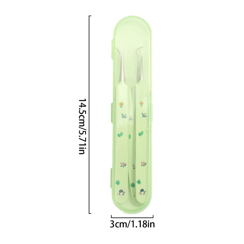 3 PCS Blackhead Remover Tweezers Practical Pimple Popper Tool Blackhead Pimple Extractor Make -up Tool voor vrouwen