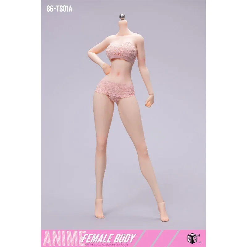 

Presale 86-TS01-A 1/6 Scale Makeup Edition Platinum Silicone Female Body Ultra Soft Joint Movable Action Figures Dolls Body