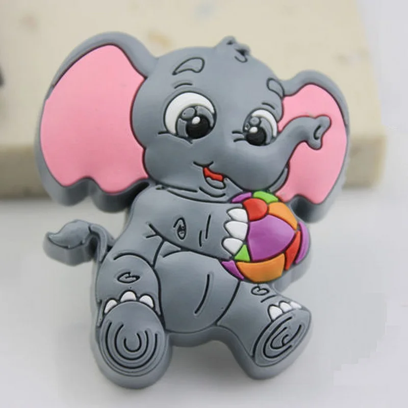 

UNILOCKS 10pcs /lot New Cartoon Elephant Charm cabinet drawer kids bedroom gate dresser pull knob handle