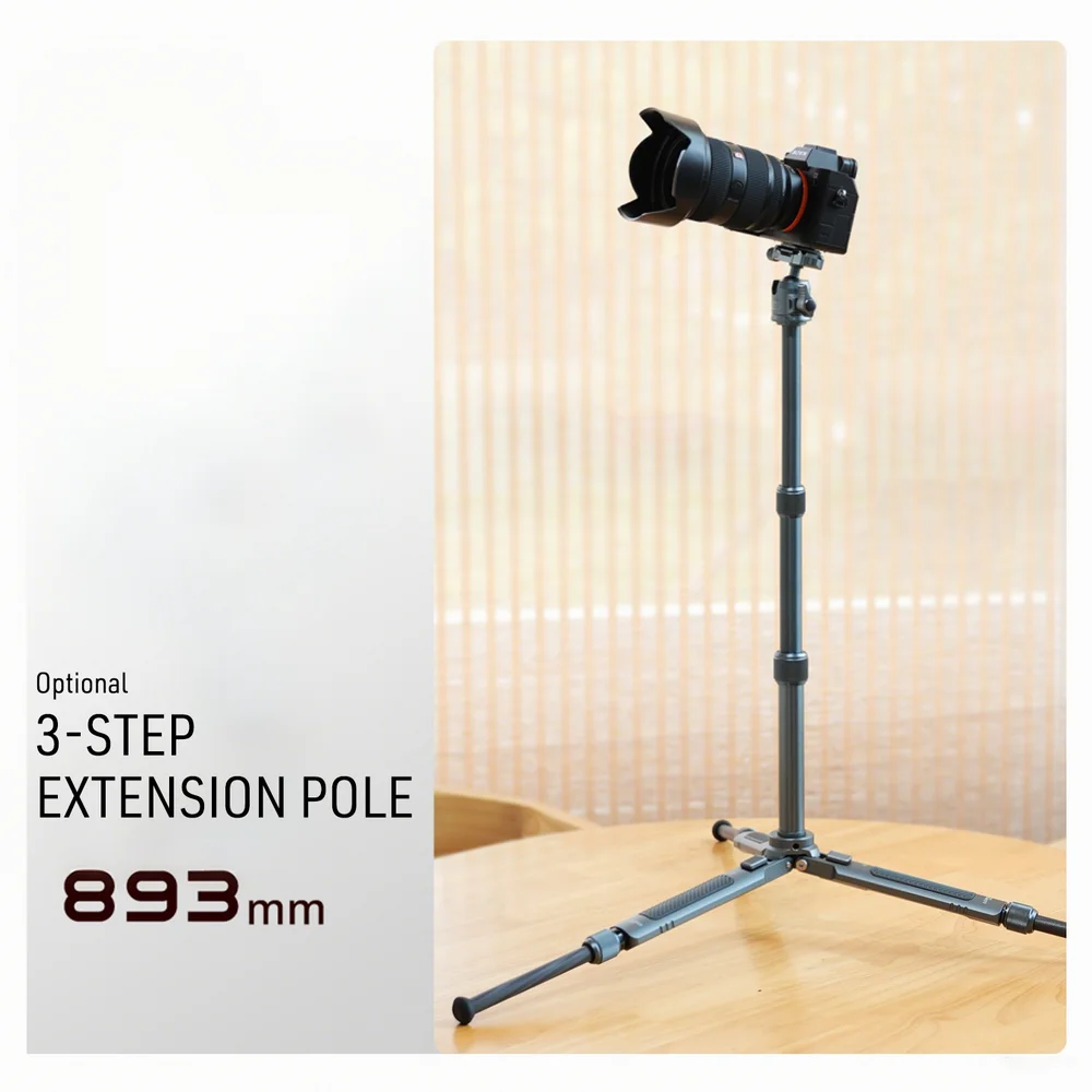 ขาตั้งกล้องแบบยืดหดได้ ทำจากคา - Camera Tripod Carbon บทวิจารณ์และราคา