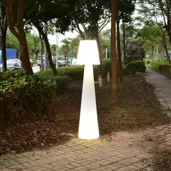 Lámparas de pie para exteriores, lámpara de pie led inalámbrica, funciona con pilas, recargable, para jardín y hotel