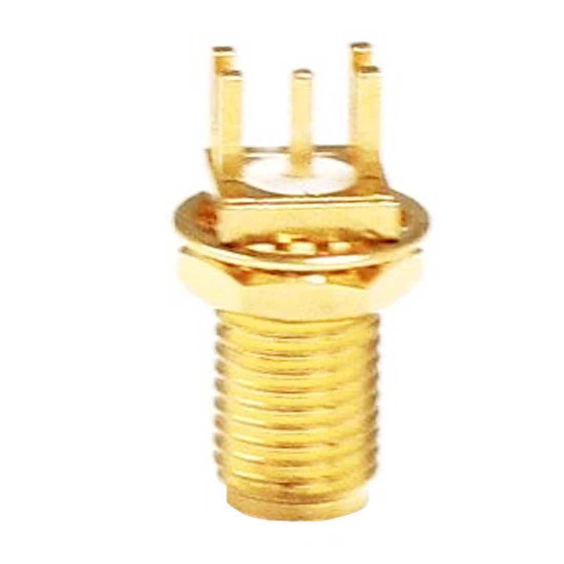 1pc/2pcs/3pcs/10pcs SMA Jack Nut Female End Launch PCB RF Connector Edge Mount Short Version Wholesale Fast Shipping