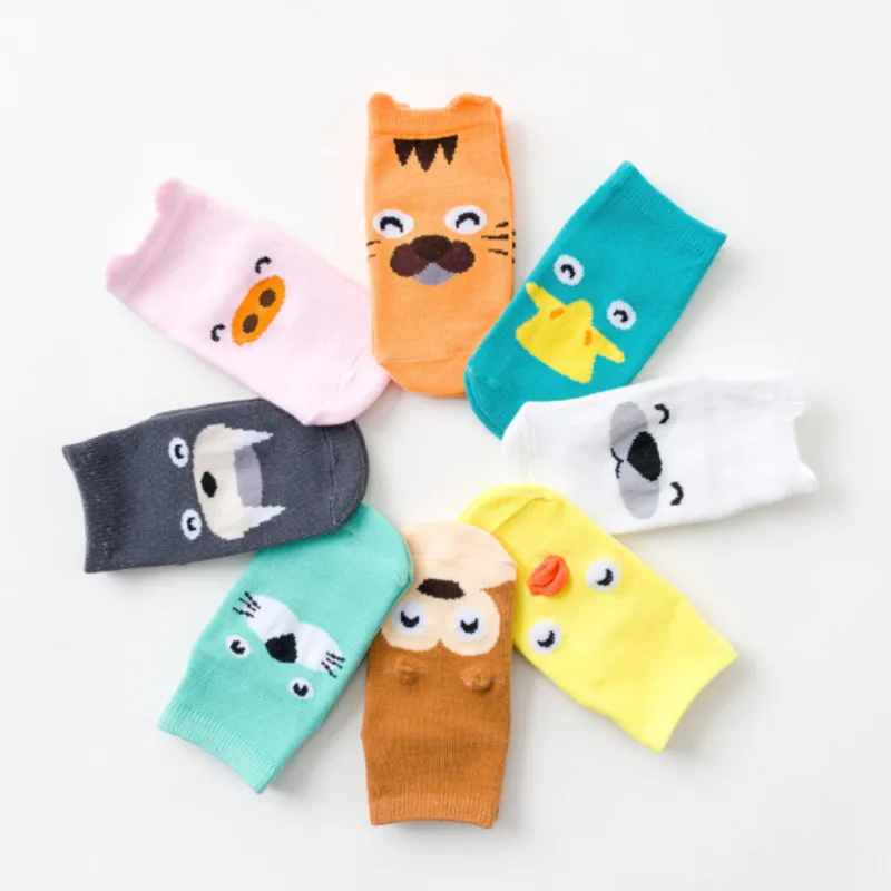 Spring Baby Socks Girls Boys Clothes Accessories for Newborns Children Kids Items Toddlers Animals Autumn Duck Dog