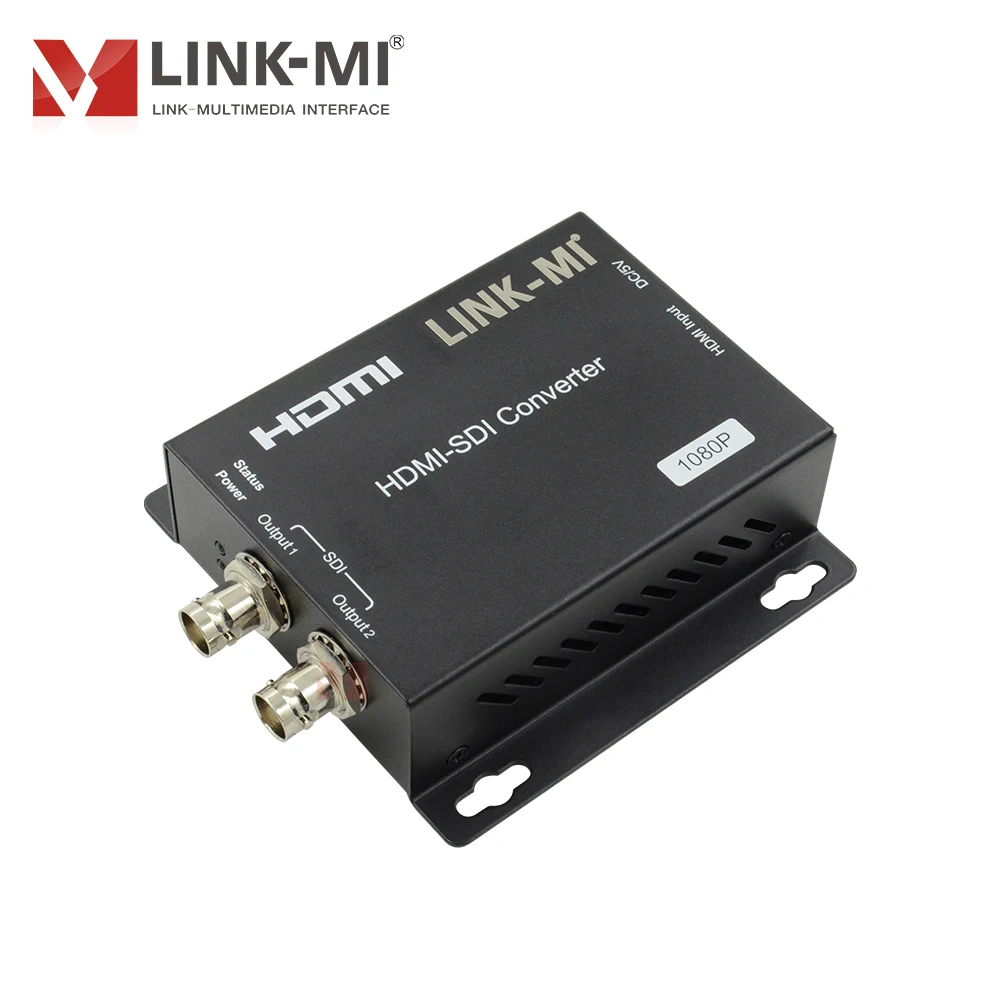 Convertidor profesional HDMI a SDI Dual, convertidor HDMI a SDI para estudio de transmisión, caja HDMI a SDI 1080P con salidas duales 3G