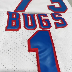 Basketballtrikot für Männer, Halloween -Partykleidung, Trillest Space Jam, Lola 10, Murray 22, Taz D.Duck 2, White Tune Squad 6 Hauptverkäufe Herren T -Shirt Ente - №1