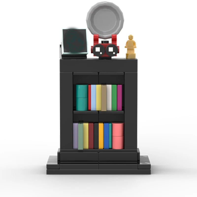 220 stks MOC Florent Bernard & zoon Etagère Brickheadz Bouwstenen Kerstcadeau Limited Edition Architectuur Ideaal