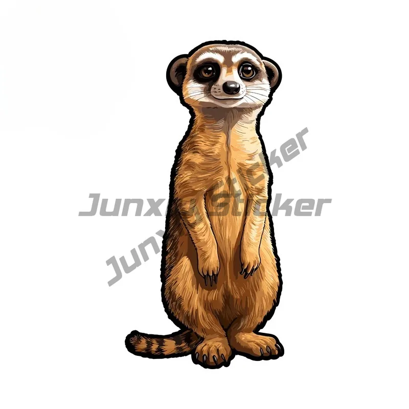 

Meerkat Personality Car Stickers Car Accessories SUV Decals Practical Scratch Proof Electric-Bicycle Helmet Decor